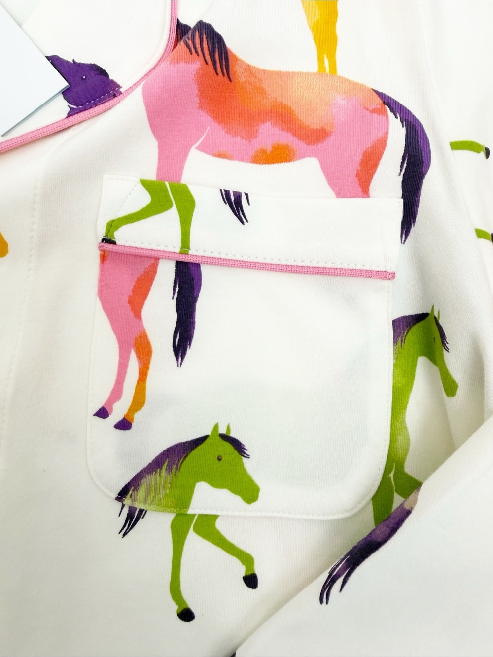 BedHead PJs Long Sleeve Classic Jersey Two Piece Pajama Set Equestrian Parade - Picture 7 of 16